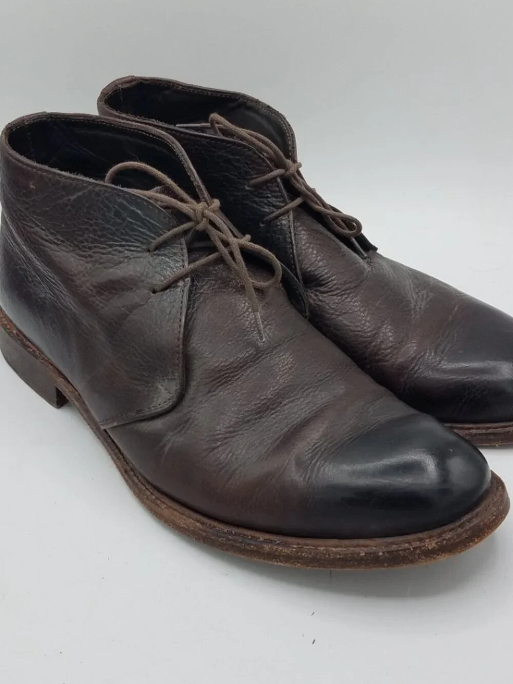 To Boot New York Adam Derrick Brown Leather Chukka Ankle Boots Mens 9